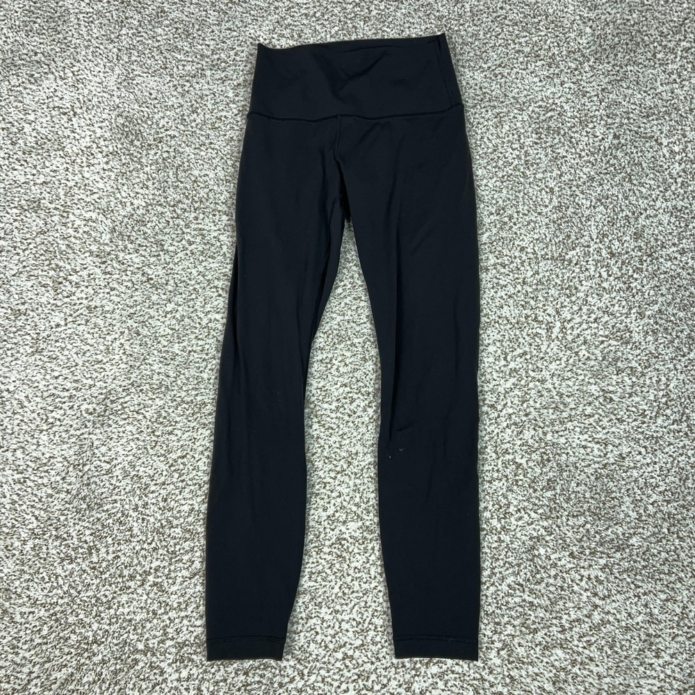 Lululemon Pants Womens 4 Black High Rise Leggings Wunder Under Workout Athletic